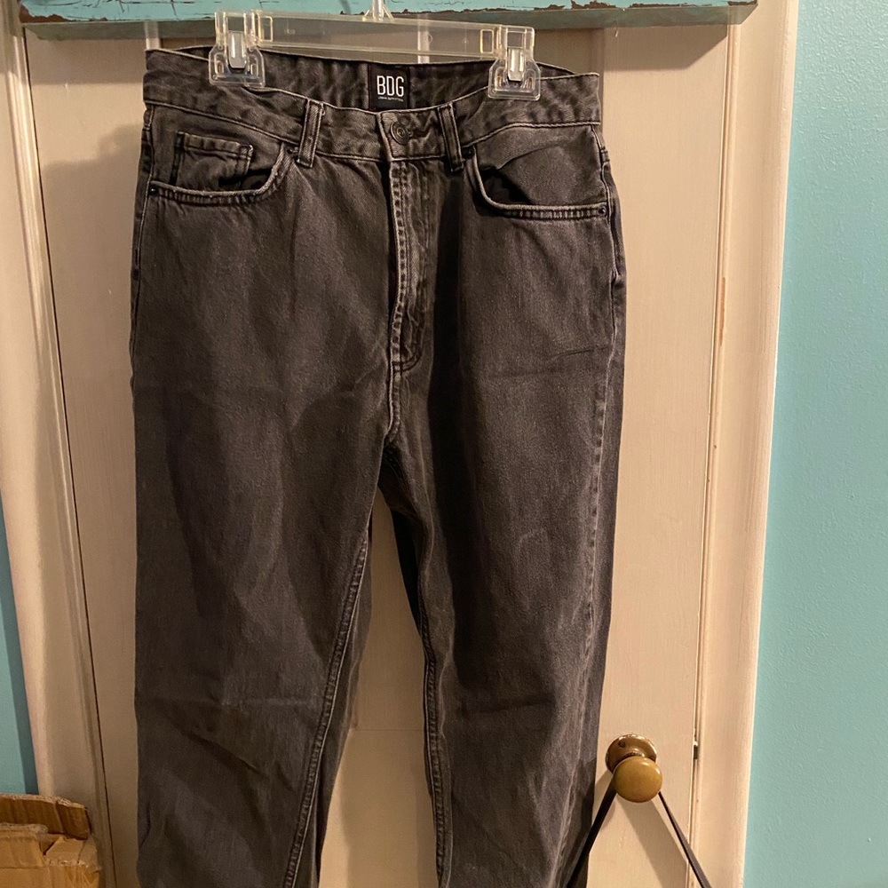 BDG black straight leg jeans